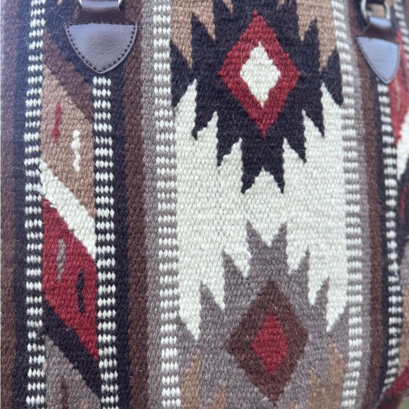 Southwestern Wool Hand Bag - Picture 2 of 5
